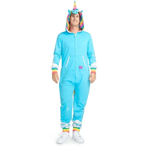 NWT Tipsy Elves Unicorn Onesie Costume - size L - Picture 1 of 9